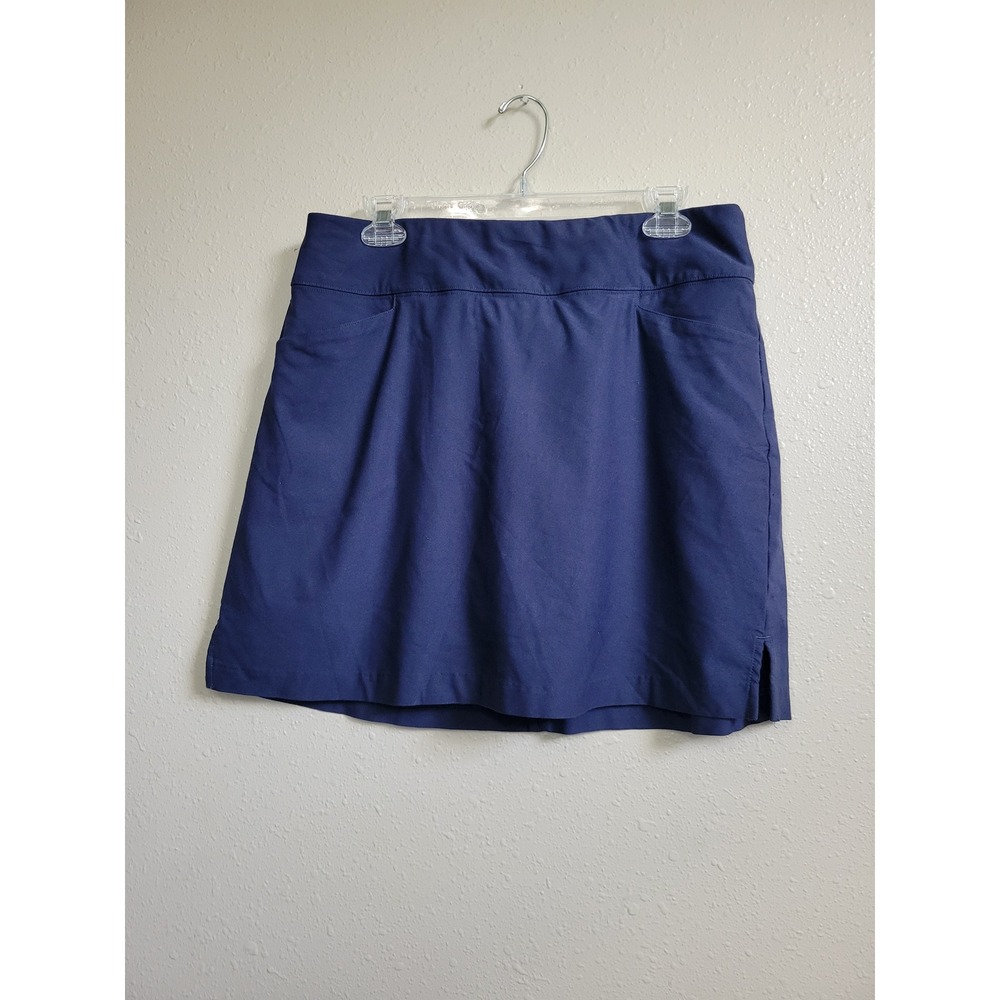 Lady Hagen Navy Blue Golf Skort Women Large Activewear Skirt Pockets Athletic